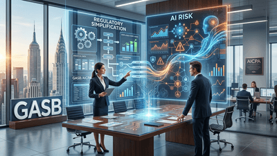 Changing the Guard: How New Leadership at GASB and the AICPA Must Navigate the Collision of Regulatory Simplification and AI Risk